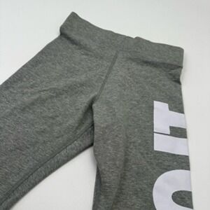 Nike Just Do It High Rise Full‎ Length Leggings Grey Womens Size S